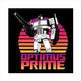 Retro Transformers Optimus Prime Posters and Art